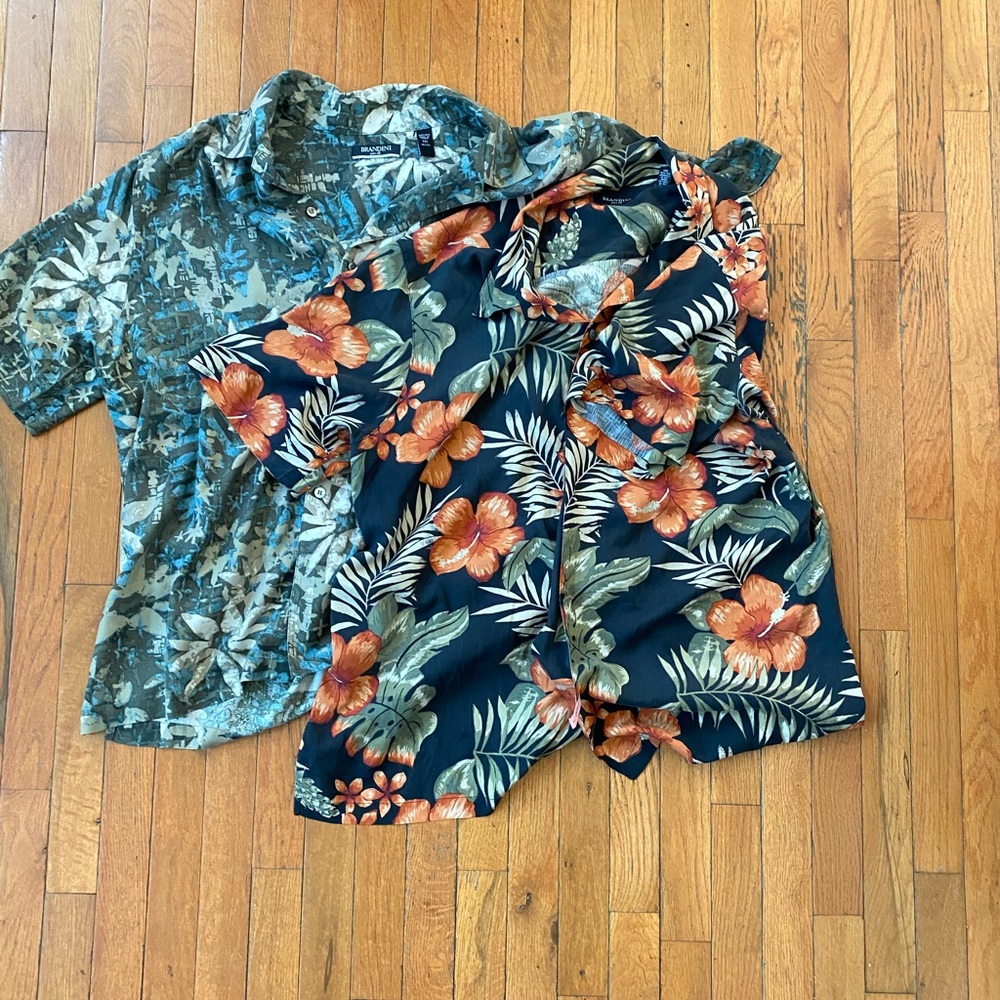 Brandini Silk Hawaiian Shirts